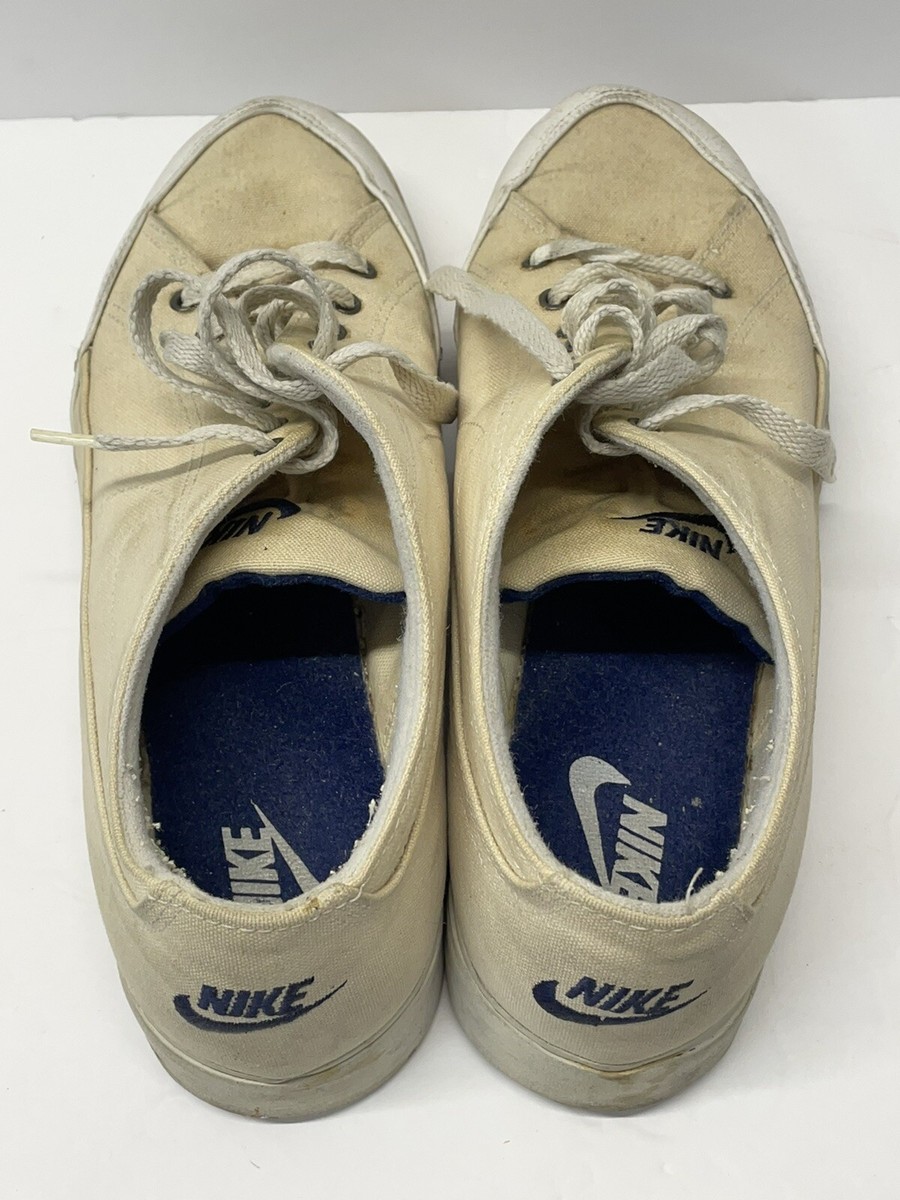 Vintage 1996 Nike GTS Canvas Shoes Mens Size Off White Sneakerhead Rare  90s