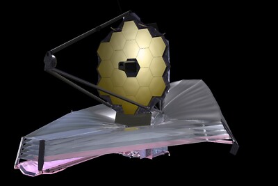 JAMES WEBB SPACE TELESCOPE JWST ILLUSTRATION 2009 4X6 PHOTOGRAPH REPRINT