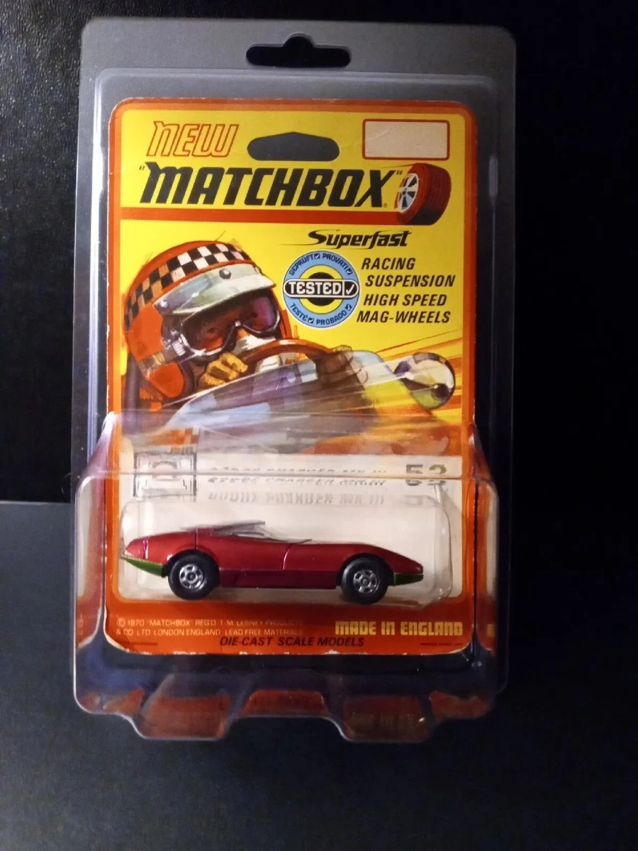Matchbox Superfast Dodge 1970 Vehicle Year Vintage Manufacture