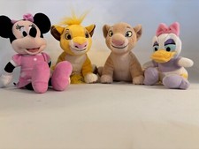 Disney Plush Toy Set Simba,Nala,Daisy duck, and Minnie Mouse 