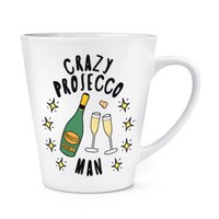 VerrüCkte Prosecco Mann Stars 341Ml Latte Becher Tasse Lustiger Witz Drunk Vater