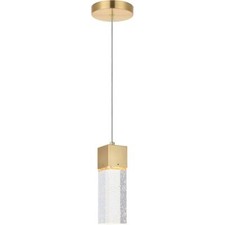 Pendant Light Fixture Goldish Bubble Glass Kitchen Island Bar or Dining Room