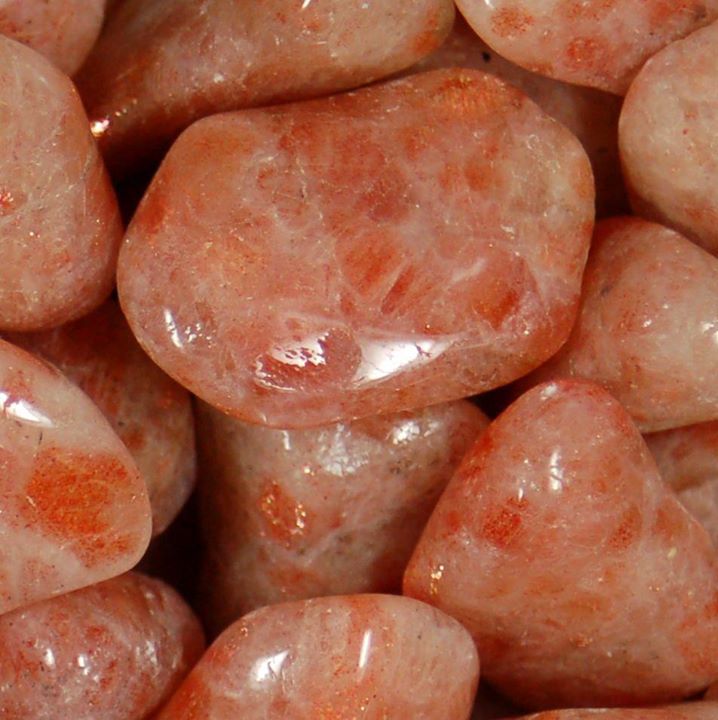 Natural Sunstone Tumbles Natural Sunstone Tumbles