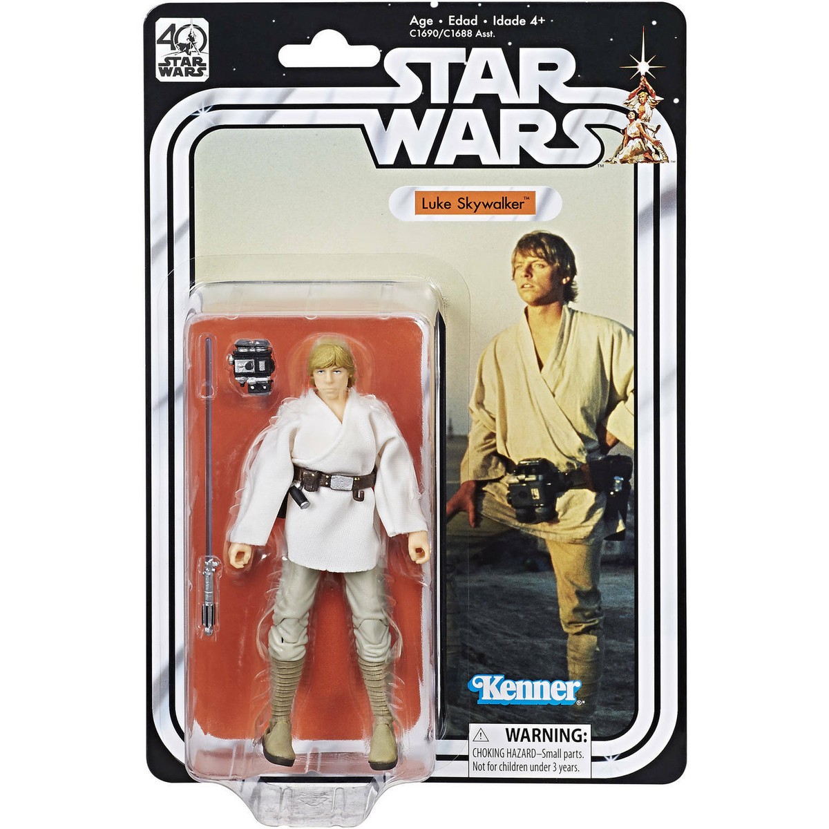 New in Box Star Wars The Black Series 40th Anniversary Luke