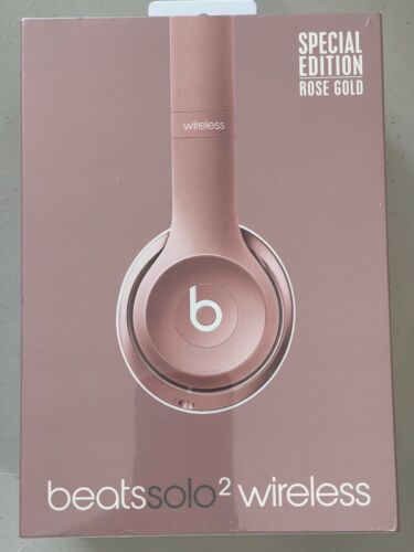 Apple Beats by Dr Dre Solo2 Solo 2 Wireless Headphones SPECIAL EDITION ROSE GOLD - Picture 1 of 9