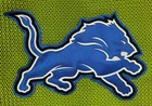 Detroit Lions Huge High Quality Embroidered Patch 10.4"x6.8"