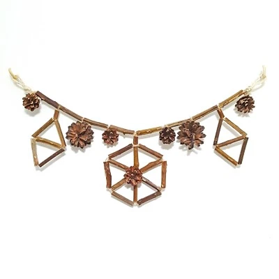 NATURE'S GOODIES Blackberry Chew Sticks & Pine Cones Garland Hanging Fun Toy Rabbits Guinea Pigs