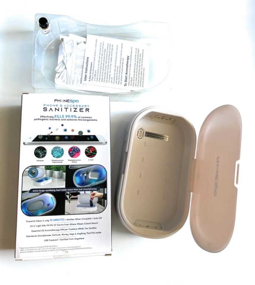 Sanitizer Phone Spa for Phone and Accessory Tzumi With Cord Model 7464 - Image 3 of 4