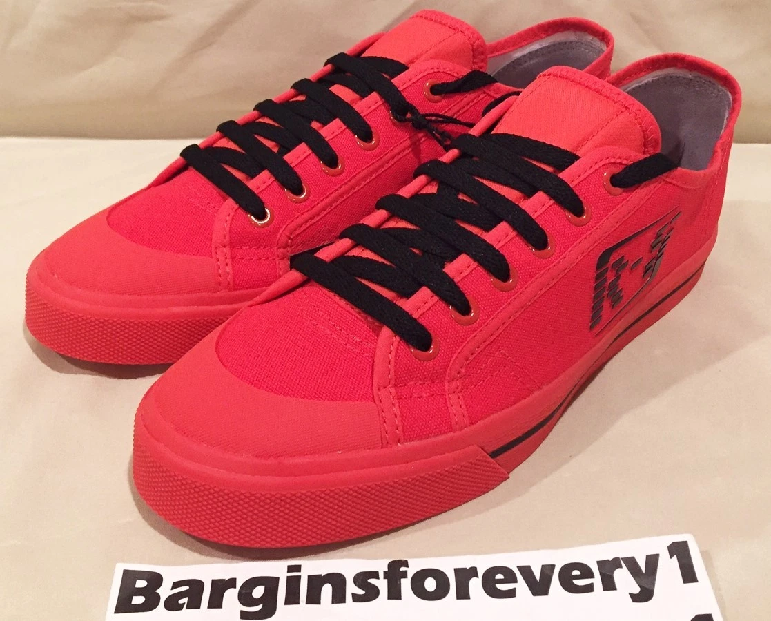 New Men&#039;s Raf Simons Matrix Spirit Low - 8.5 - Tomato/Black - BB2688 |