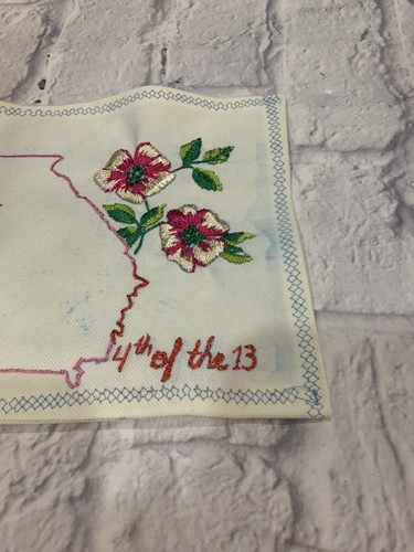 Vintage Embroidery Georgia State - Picture 5 of 5