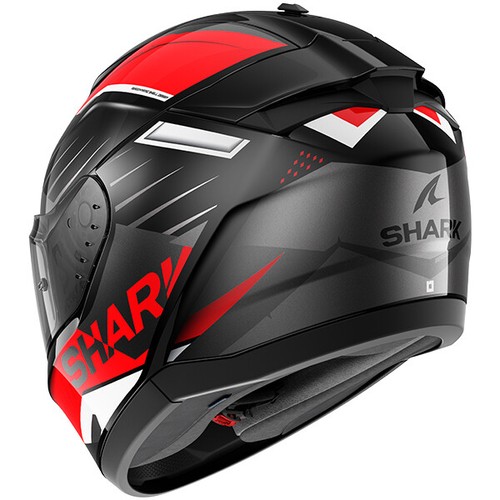 Shark Ridill 2 Bersek KRA Red/White/Black Motorcycle Full Face ECE 22.06 Helmet - Picture 9 of 10