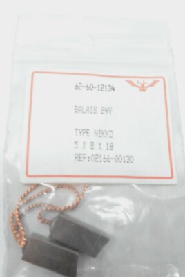 Denso 02166-00130 JAAX9 Brush Set (Carbon) For Ford Chrysler