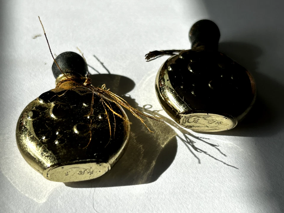 Botella miniatura súper rara 2 cubiertas de oro de 4 ml de perfume BOB MACKIE PERFUME PURO PERFUME Foto 4 de 4