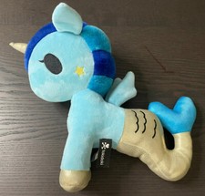 Tokidoki Corsica Mermicorno Plush Blue Gold Unicorn Mermaid Aurora World 12
