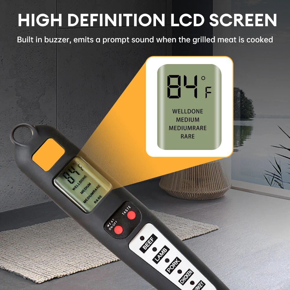 Digital Meat Thermometer Temperature Double Probe Cooking BBQ Turkey -50℃~150℃