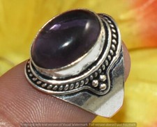 Amethyst Gemstone Turkish Style Ring Us Size 6" U343-B126