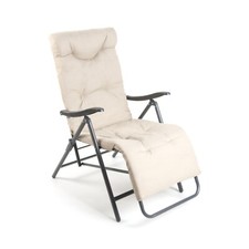 Q.bo | Poltrona sdraio imbottita reclinabile e pieghevole acciaio e poliestere