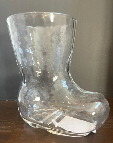 Taza de café/vaso de café con hoyuelos transparentes Robert Stanley 2023 13 oz Boot o florero - Imagen 1 de 8