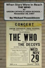 When Stars Were In Reach: The Who At Union Catholic High School - November ...