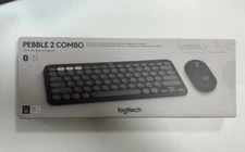 Logitech - Pebble 2 Combo Compact Wireless Scissor Keyboard and Mouse Bundle ...