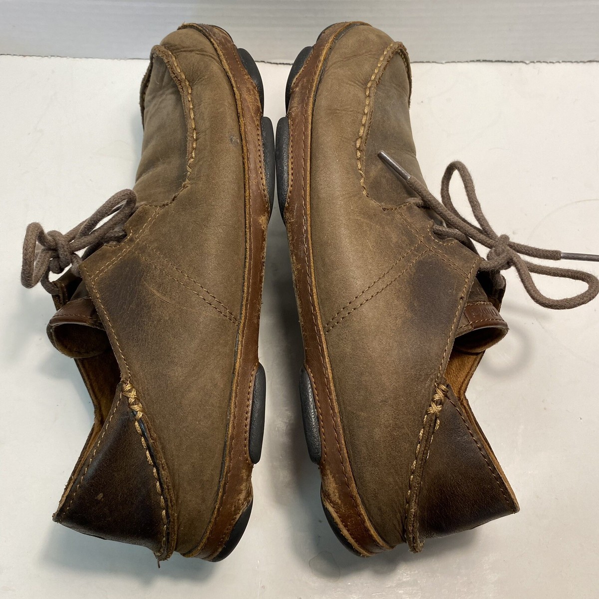 Olukai Ohana Lace-Up Shoes Mens Size 11 Nubuck Leather Casual Comfort 10171-6333 OluKai Ohana Lace Up Nubuck Casual Shoes Mens | Mercari main image 2