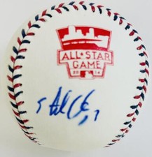 STARLIN CASTRO SIGNED 2014 ALL STAR BASEBALL CHICAGO CUBS YANKEES AUTOGRAPH J1
