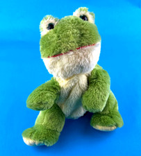 Kellytoys 10" Frog Hand Puppet Plush Stuffed Green