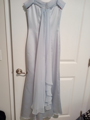 Maxi abito formale/prom Betsy & Adam blu vintage anni 90 taglia 4 - Foto 3 di 18