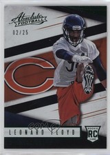 2016 Panini Absolute Rookies Spectrum Green /25 Leonard Floyd #196 8d4