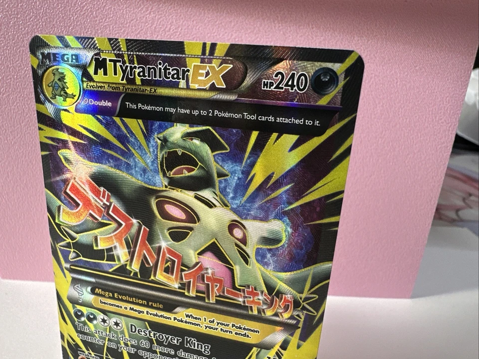 M Tyranitar EX (92 Full Art) 92/98 XY - Ancient Origins Holo NM MINTY - Image 3 of 4