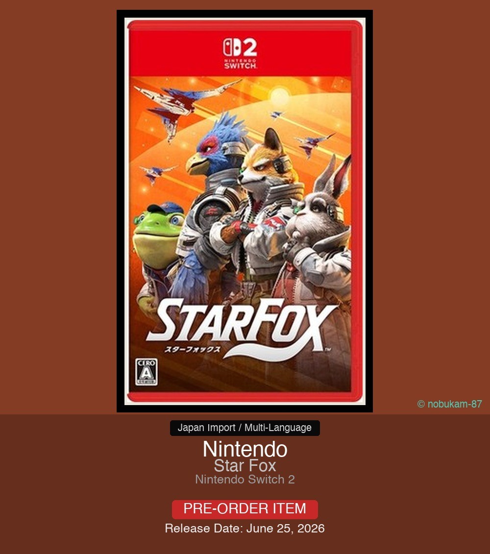 Star Fox (Nintendo Switch 2) Japan Import [Multi-Language] | eBay
