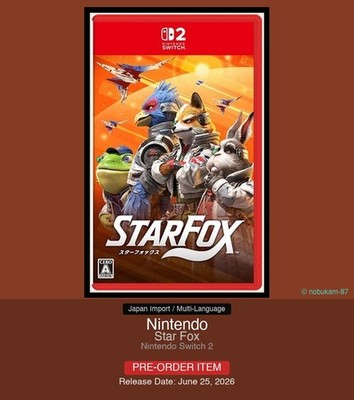 Star Fox (Nintendo Switch 2) Japan Import [Multi-Language] | eBay