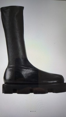 Jil Sander Stiefeletten,Gr.37, schwarz, Strechleder, NP: 990  !