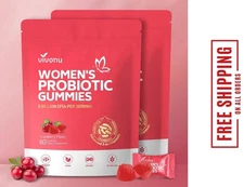 VivoNu Vaginal Women Probiotic Feminine Balance pH Gummies for Healthy Odor Y...