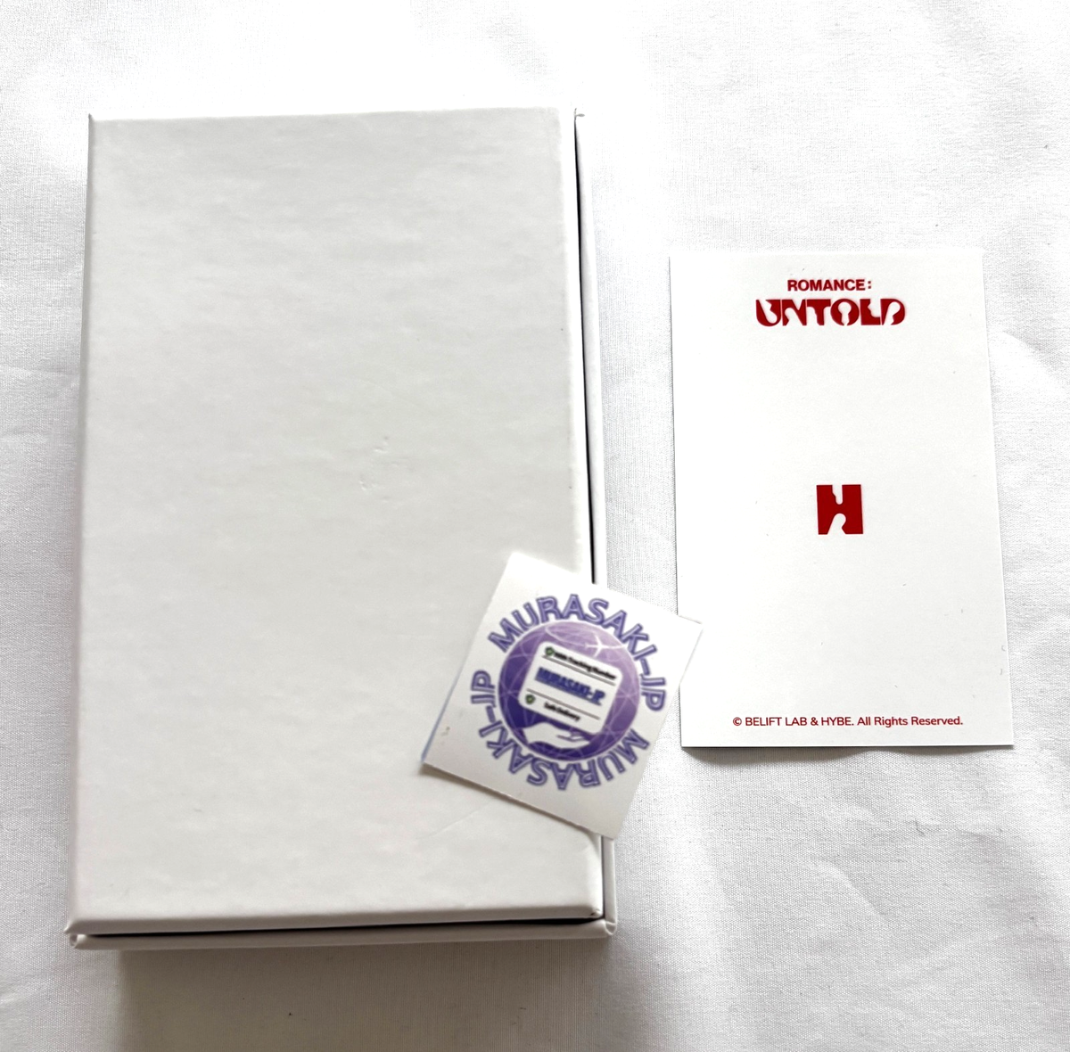 ENHYPEN HEESEUNG ROMANCE : UNTOLD RING NECKLACE 1 PHOTOCARD UNUSED