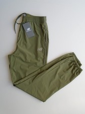 NEW BALANCE All Motion JOGGERS Mens Running Pants Green w/Back Pkt. Size S,M