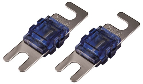 Kicker 46AFS60 Car Audio AFL (Mini ANL Fuses) 60 Amp Fuse 2 Pack Pair AFS60