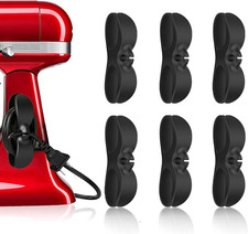 6 Pcs Cord Organizer for Kitchen Appliances Silicone Cord Holders with Adhesiv