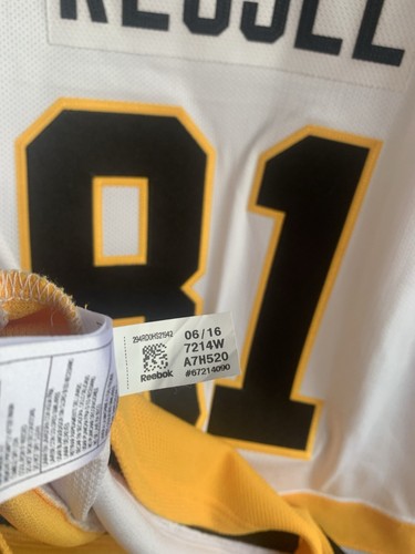 Maglia Phil Kessel #81 Pittsburgh Penguins 2016 NHL taglia L maglia bianca Reebok - Foto 6 di 6