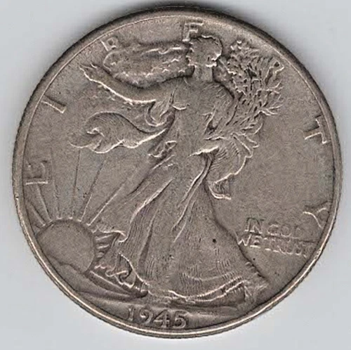 New Listing1945 Walking Liberty Half Dollar (7)