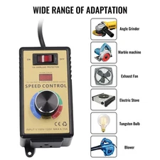 4000W Variable Speed Controller Electric Motor For Rheostat Fan Drill AC 120V