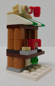 100% - 2017 LEGO Set 40262 CHRISTMAS TRAIN RIDE Market Man Conductor Minifigure+