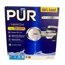 Pur Maxion Filter Technology Faucet Filtration System - Chrome Finish- OPEN BOX