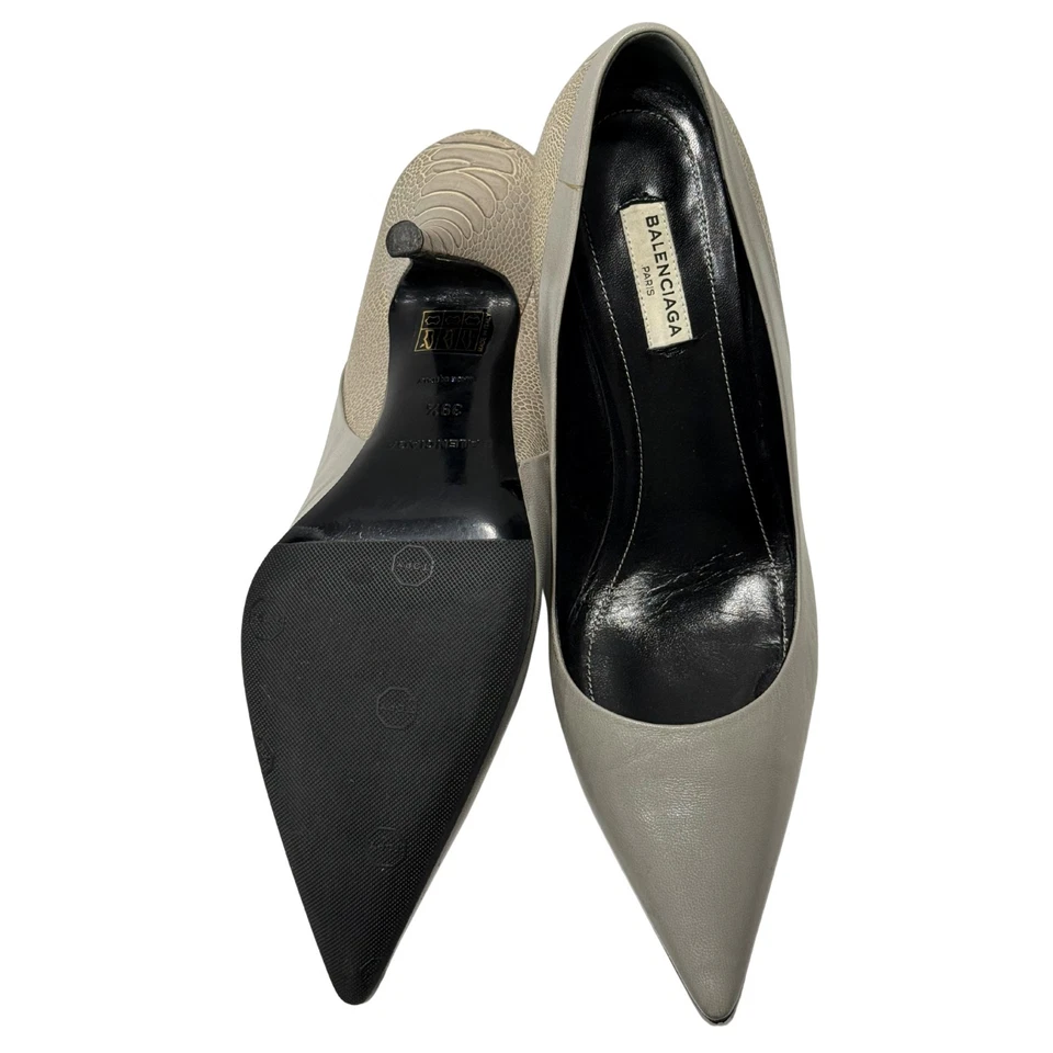 $1000 Balenciaga Bombas Gris Claro Talla 9.5 / 39.5 Foto 4 de 4