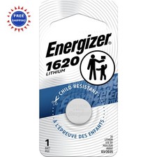 Lithium Coin Battery 1620 1 Pack Energizer