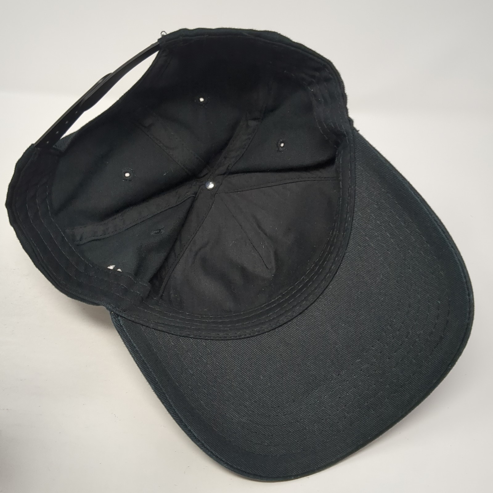 MC Snapback Hat Solid Black One Size Adjustable E… - image 7
