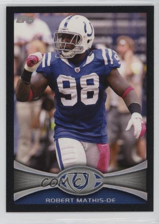 2012 Topps Black 23/57 Robert Mathis #123 yj7