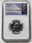 1964 Washington Quarter 25c NGC PF 66 Proof 90% Silver US Coin