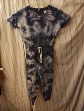 Justice - Girls Size 8 M - Tie Dye Jumpsuit - See Pics - EUC