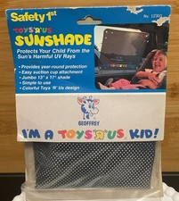 Vintage Safety 1st Toys R Us Car Window Sunshade